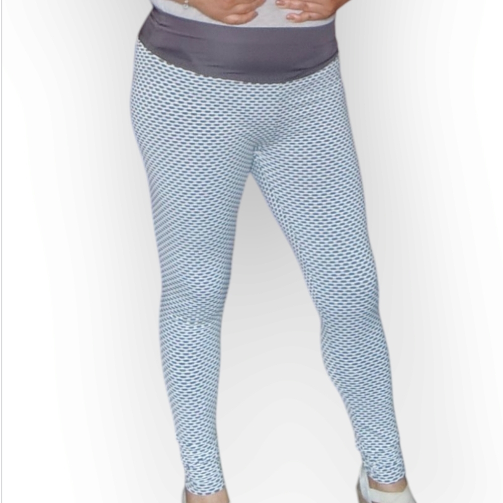 🎊3 FOR $10   WOMENS SMEDIUM GREY & WHITE LEGGINGS